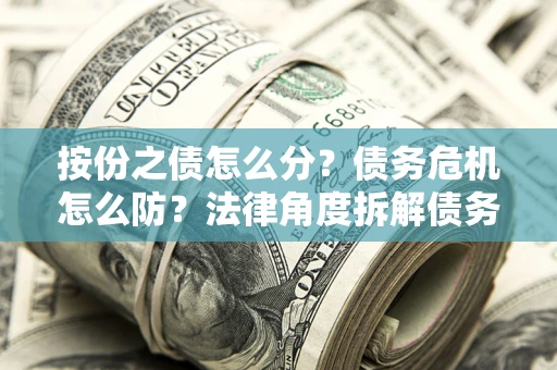 北京按份之债怎么分？债务危机怎么防？法律角度拆解债务分配与风险自保指南