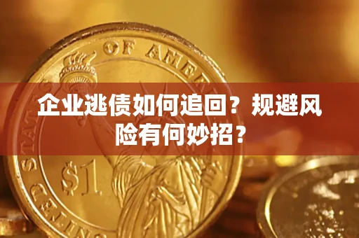 北京企业逃债如何追回？规避风险有何妙招？