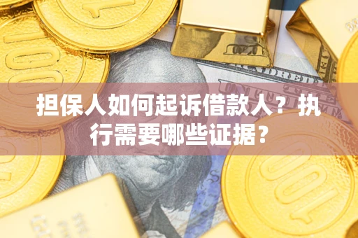 北京担保人如何起诉借款人？执行需要哪些证据？