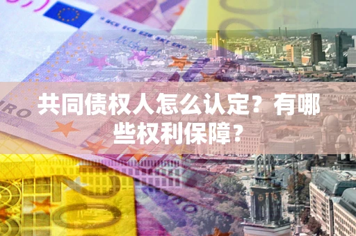 北京共同债权人怎么认定？有哪些权利保障？