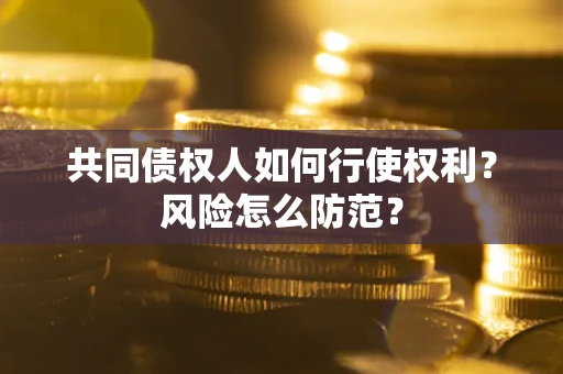 北京共同债权人如何行使权利？风险怎么防范？