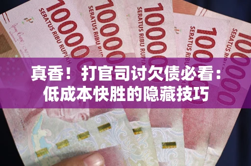 北京真香！打官司讨欠债必看：低成本快胜的隐藏技巧